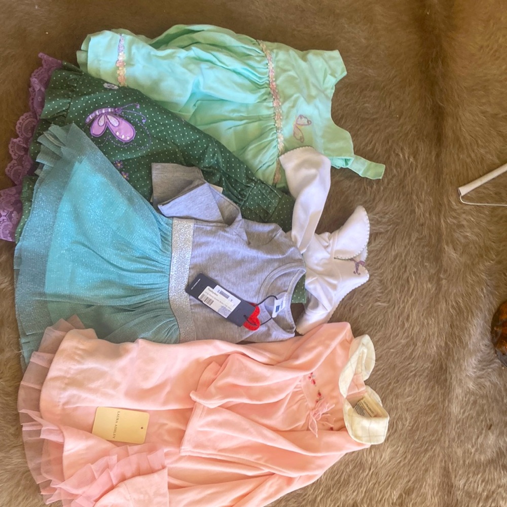 Lot of dresses for Toddler Girl Size 24M 2T NEW